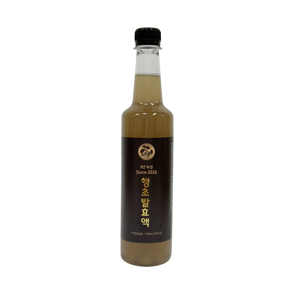 9년 숙성 행초발효액 은행식초 500ml